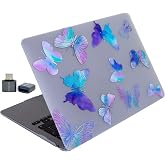 McStorey MacBook Air 13.6 İn&ccedil; Papatya Desenli Kılıf A2681 A3113 A3240 A3449 M2 M3 M4 M5 Uyumlu Sert Kapak Hard Case Mor