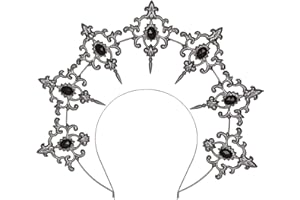 keland Halo Crown grecka nakrycie głowy barokowa maryja opaska na głowę nakrycie głowy
