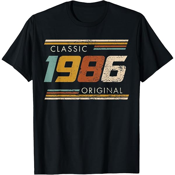 39th Birthday Shirt For Men - Vintage Original Parts 1986 Retro Design - Personalized Gift Idea - View #9