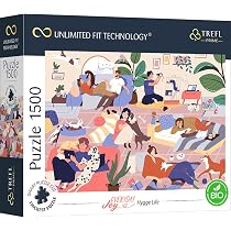 Trefl Prime UFT Puzzle: Botanic Vibes – 1500 Teile, Extra Dick, Unregelmäßige Formen, Fertig 85x58 Cm, Bio-Karton