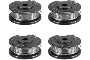 YWNYT Bobina di ricambio per decespugliatore Bosch ART 23 SL 26 SL, EasyGrassCut 18, 23, 26, 18-230, 18-260, 4,9 m x 1,65 mm F016800569/F016800385, bobine per decespugliatore (4 bobine)
