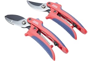 Spear & Jackson CUTTINGSET2 Bypass & Anvil Secateurs Set