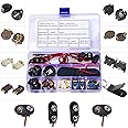 Kidisoii Battery Holders Assorted Kit, CR2032 CR2450 CR1220 Button Coin Cell Battery Holder with Wires On Off Switch, I-Type & T-Type 9V Battery Connector Lead Wire for Electronics DIY Assortment
