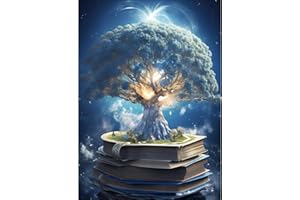 DIUJHUUY 5D Diamond Painting Kits,Digital Drawing Kits,Diamond Art Accessories,DIY Arts Craft Supply for Adults, Children's Beginners, Home Wall Decoration Gifts - Cartoon (The World Tree)