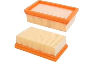 AWINKER 2 Pezzi Filtro Ricambi per Aspiratore Kärcher MV4 MV5 MV6 WD4 WD5 WD6