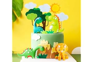 Jevenis cute dino cake deco dinosaurio cake toppers fiesta infantil dinosaurio decoración de la torta temática dinosaurio cumpleaños