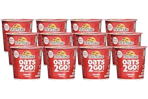 Mornflake - Oats2Go Original Instant Porridge 12 x 53g Porridge Pots For On-the-go. Ready Meal Cereals Breakfast, Breakfast Porridge Oats In A Cup Just Add Water. Great Source Of Protein & Fibre