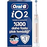 Oral-B iO2 Pembe Şarjlı/Elektrikli Diş Fır&ccedil;ası, 1 Fır&ccedil;a Başlığı, Tek Şarjda 4 Haftaya Varan Kullanım