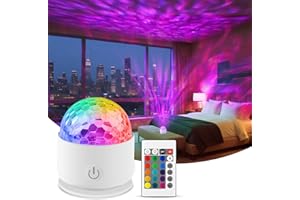 Fokky Galaxy Projector, Night Light with Remote Control,16 Colors+7 Brightness Sensory Lights, Light Projector for Bedroom Ceiling/Party/Game Rooms