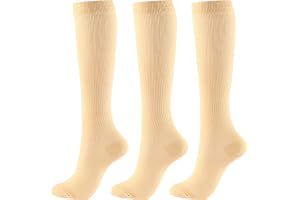 Dress Cici Compression Socks Women Base Layers & Compression Sock for Outdoor Sports 3Pairs