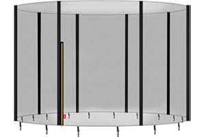 Baunsal® Trampolin Sicherheitsnetz Ø 183 185 244 250 275 277 300 305 335 337 366 370 396 400 427 430 457 460 487 490 (JS+EXD) Ersatzteile Netz Schutznetz Ersatznetz Gartentrampolin Outdoor