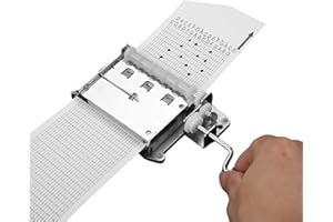 DEWIN Pozytywka z korbą ręczną, "zrób to sam", 30 pasków, ręczna korba z pozytywką, ruch i dziurkacz oraz 20 taśm papar