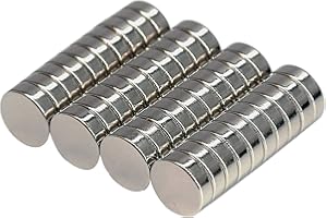 Magnetpro 52 pezzo magneti al neodimio 8 millimetri diametro x 3 mm con 1.8 kg di tiro