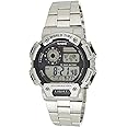 Casio Men's Watch - AE-1400WHD-1AVDF Grey Dial, Silver Band