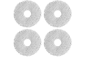 Dreame 2 x Replacement Wipes for DreameBotL10s Ultra/L10 Ultra/L10 Prime/L20 Ultra, Up to 180 Revolutions per Minute, Constant Pressure, Floor Cleaning, Automatic Cleaning and Drying