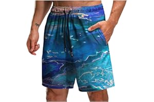 uxxnjfg Maillot de Bain Homme Grande Taille Beach Bermuda Ete Maillot de Bain Pas Cher Marque Mode Swimwear Cadeaux Hommes