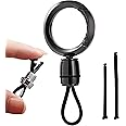 SPINFO™ Universal Keychain for Men and Women,Simplicity Key Ring Clip, Double layer buckle Car Key chain