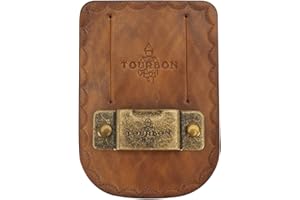 TOURBN Tourbon 3m-10 Metre Leather Craft Tape Measure Belt Holder Pouch(Brown)