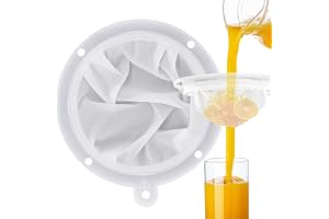 JJQHYC sil filter fint 300 nät sil kök tratt filter 13 cm trattinsats för att filtrera likör, vin, fritera olja, fruktjuicer
