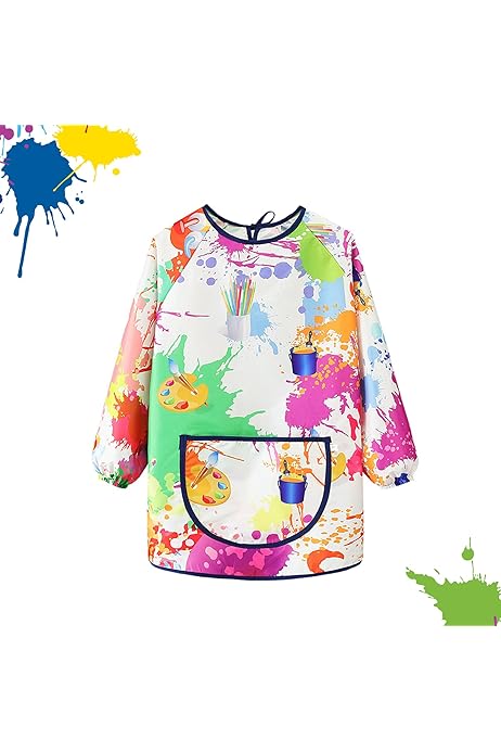 Bata Impermeable Para Niños Delantal Infantil Impermeable Para