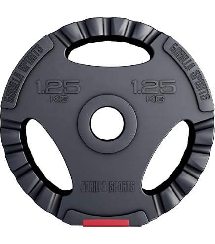 BODYTONE BT D28/10 Disque De Poids PVC Rouge 10 Kg Pour Barre 28 Mm - Musculation
