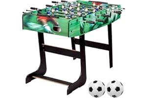 GAMES PLANET Calciobalilla "Belfast", pieghevole, incl. 2 palline, colori a scelta
