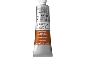Winsor & Newton Griffin Alkyd Huile Tube 37ml 074 Terre de Sienne Brûlée