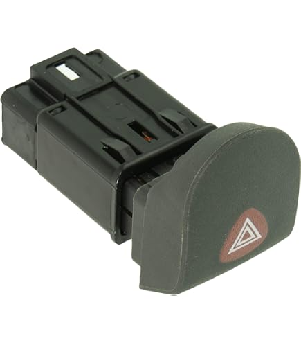 Interrupteur De Feux De Détresse 6 Broches - Compatible Renault Kangoo, Express, Clio - Pièce De Rechange 8200214896