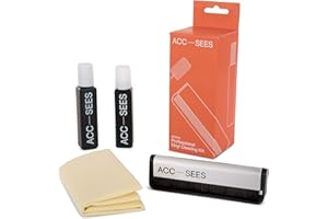 Acc-Sees Pro Vinyl Professional Record Cleaning Kit – Anti-Static – Keep your vinyl collection in pristine condition