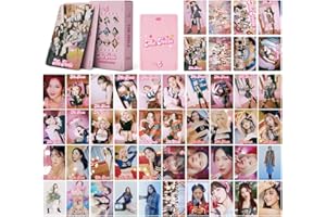SAMSHINE Kpop Twice Lomo Cards 55pcs Twice Lomo Tarjetas Twice The Feels Álbum Tarjetas Twice Merch Photocard Set Kpop Twice Photo Card Set para fans Girls