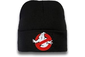 Logoshirt®️ Film - Ghostbusters Logo I Beanie I Beretto - Capello Bambini I Ricamato I Design Originale Concesso su Licenza