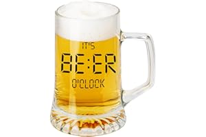 le herisson Boccale da birra it's beer o' clock idea regalo divertente