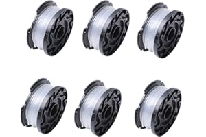 Poweka Bobine de tondeuse A6481 A6485 Compatible avec Black Decker Coupe Bordures Paquet de 6