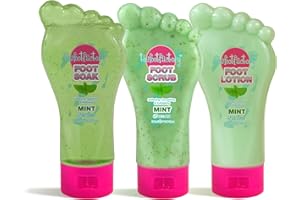 The Foot Factory Soak Lotion Scrub Mint Kit – Bundled by Smart Cutie