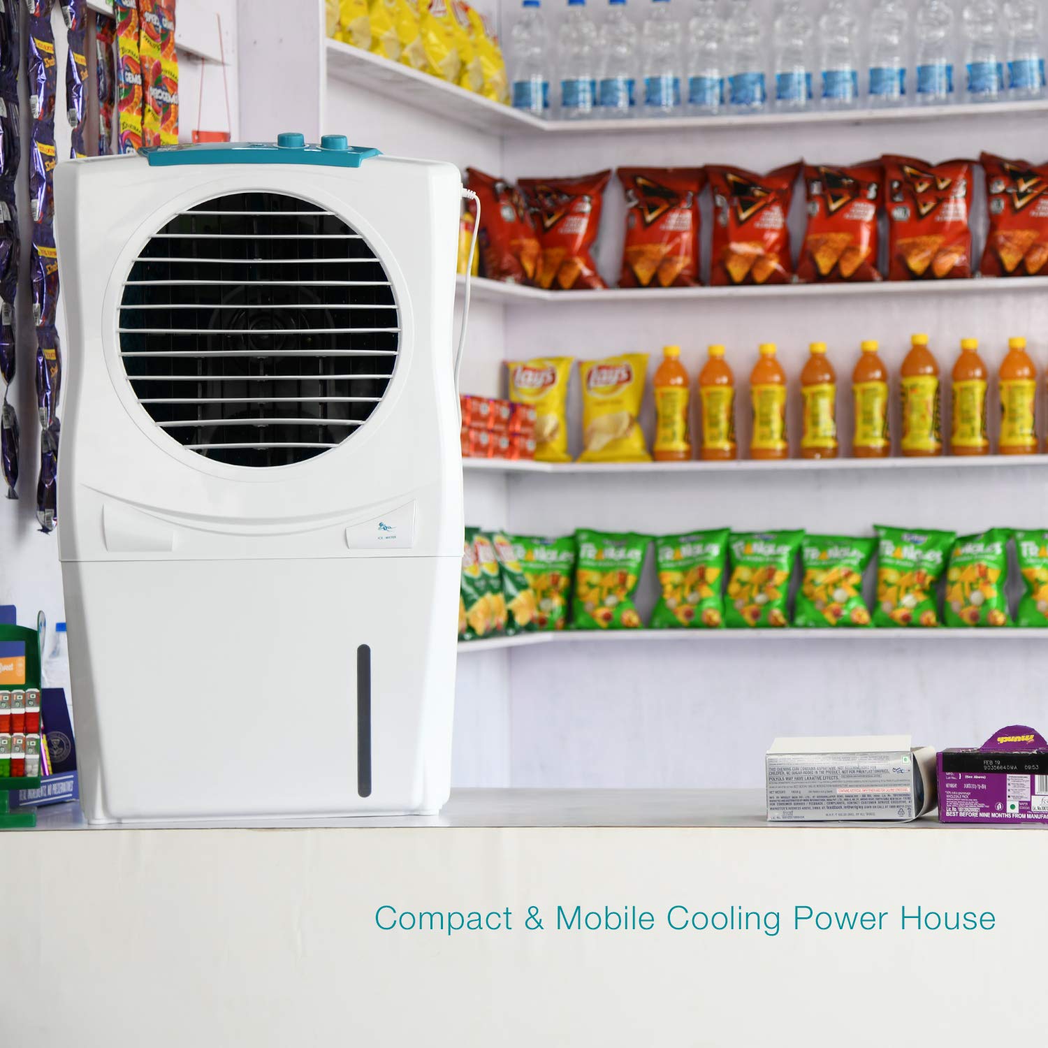 Symphony Ice Cube 27 Personal Air Cooler For Home with Powerful Fan, 3-Side Honeycomb Pads, i-Pure Technology and Low Power Consumption (27L, White) - Image 8