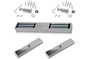 AMALOCKS SecureMyDoor - Double Door Magnetic Lock | 2X 545KG (1200lbs) Holding Force Maglock | Fail Safe Design | Perfect for Enhanced Building Security | Ideal for Residential & Commercial Door
