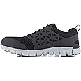 Reebok Men's Rb4041 Sublite Cushion Safety Toe Athletic Work Shoe Black