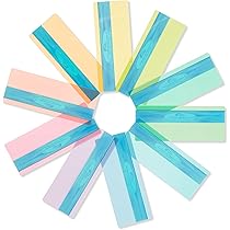NEW-12Pcs Couleur Superpositions Pour Dyslexie Dyslexie Lecture Bandes Pour Dyslexie Irlens Le Tdah Et Stress Visuel 11 7x8 3inch
