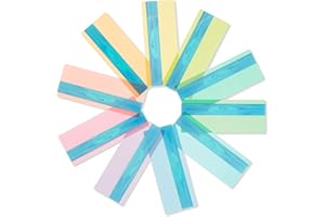 Crossbow Education The Original Duo Reading Ruler Dyslexia Overlays - Multi-Colour (Pack of 10) UK - Dyslexia Aids and Visual Stress Specialists