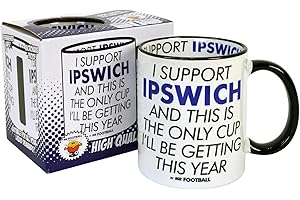 Bomblighters I Support Ipswich Town and This is only Cup Football Ceramic Mug - Merchandise Gift for Fan