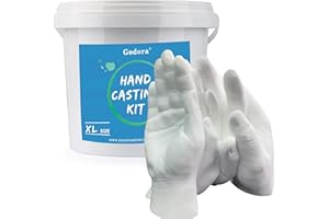 Family Hand Casting Kit Couples & Hand Molding Kit Family, Hand Mold Kit for Family by Godora (Cast Up to 6 Hands)