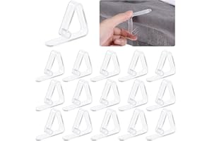 simarro 16 szt. przezroczystych plastikowych klipsów do obrusu, klipsy do obrusu, przezroczyste, na spotkanie, ślub, do domu, na imprezę, do wewnątrz, na zewnątrz (5,5 x 4 x 4 cm)