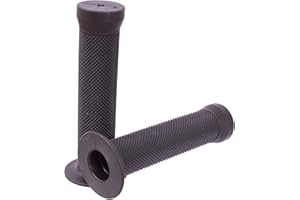 KHEBIKES KHE Diamond W115 - Puños para BMX (130 mm, Perfil piramidal, 108 g), Color Negro