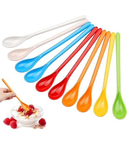 HEMA Eierlepels 14cm Kunststof - 6 Stuks van HEMA