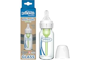 Dr. Brown's Options+ Anti-Kolik-Glasflasche, schmal, 120 ml