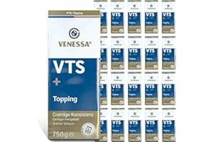 ‎VENESSA Venessa VTS+ Topping 20 x 750g löslich 99,8% Magermilchanteil, Magermilchpulver für Vending Automaten, Vorteilspackung