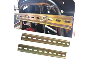 DFFMQSJ Motorcycle Frame Mount Bracket Accessory Set - Aluminium Silver - Rear Luggage Rack, Side Luggage Case Fasteners, Trunk Pannier Screw Bolts, Lock Support (Base Plate Mounting)