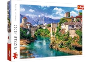 Trefl 500 Pièces Qualité Premium pour Adultes et Enfants à partir de 10 Ans Puzzle, TR37333, Vieux Pont de Mostar