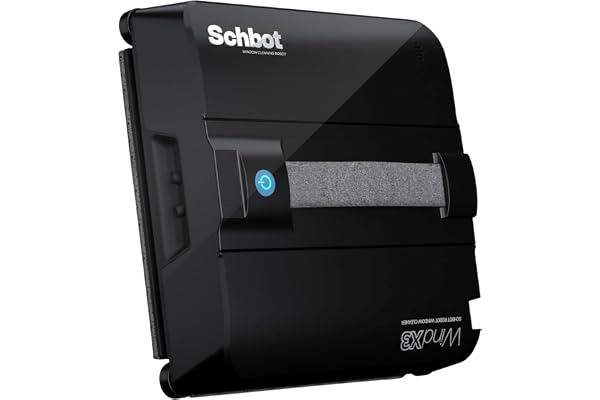 Schbot Wind X3 robot laveur de vitre avec Spray - lave vitre automatique Anti-chute pour Miroirs et Surfaces Lisses, robot lave vitre qui Nettoie Efficacement Sans Traces