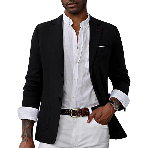 Americanas Hombre Sport Blazer De Piga Para Hombre, Chaqueta De